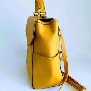 Nine West | Bags | Nine West Mustard Yellow Backpack | Poshmark display picture 3